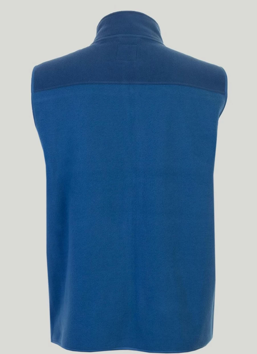 James Pringle Men's Contrast Fleece Gilet - Lightweight Warm Vest for Layering