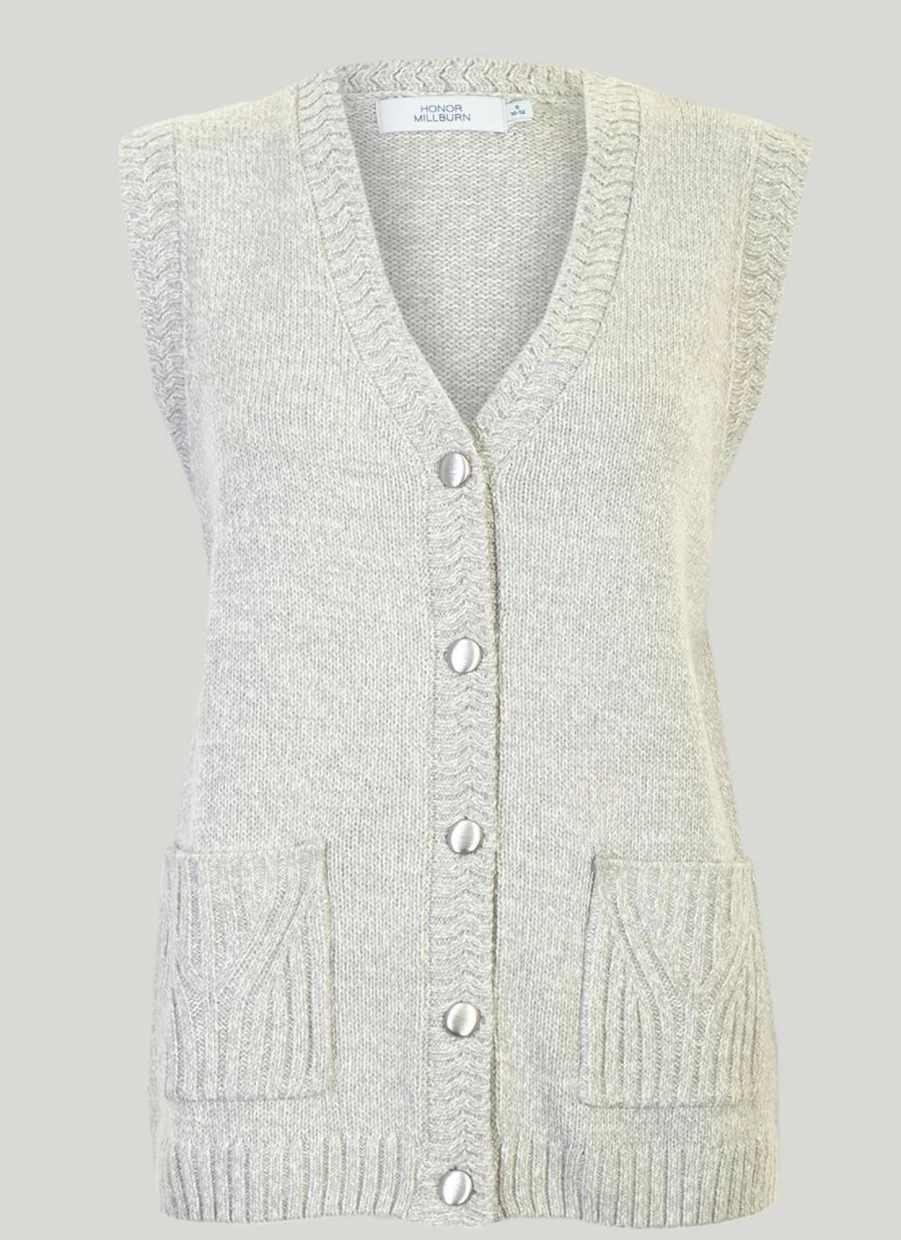 Honor Millburn Women's Stone Waistcoat - Stylish & Elegant Vest for Women