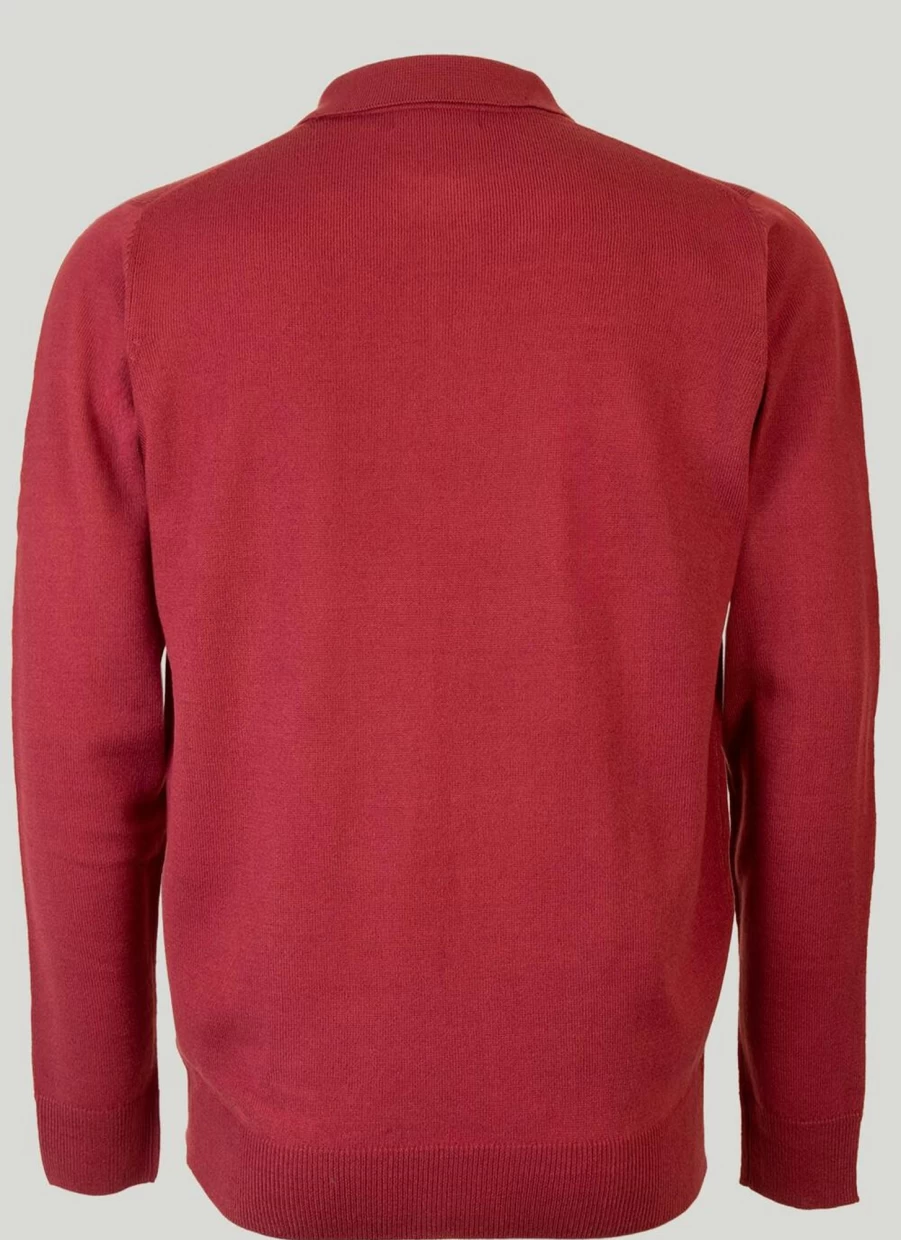 James Pringle Men's Fine Knit Collar Jumper - Premium Wool Sweater for Men