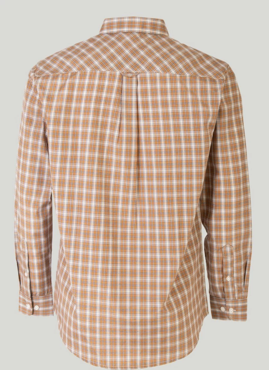 James Pringle Men's Long Sleeve Check Shirt - Classic Plaid Button-Up for Men