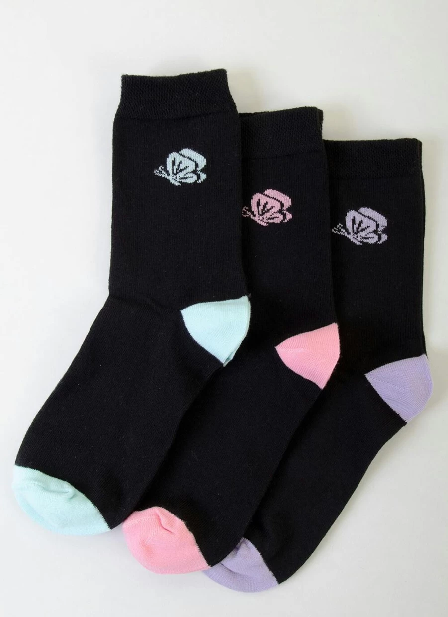Isle Women's 3 Pack Comfortable Casual Socks for Everyday Wear