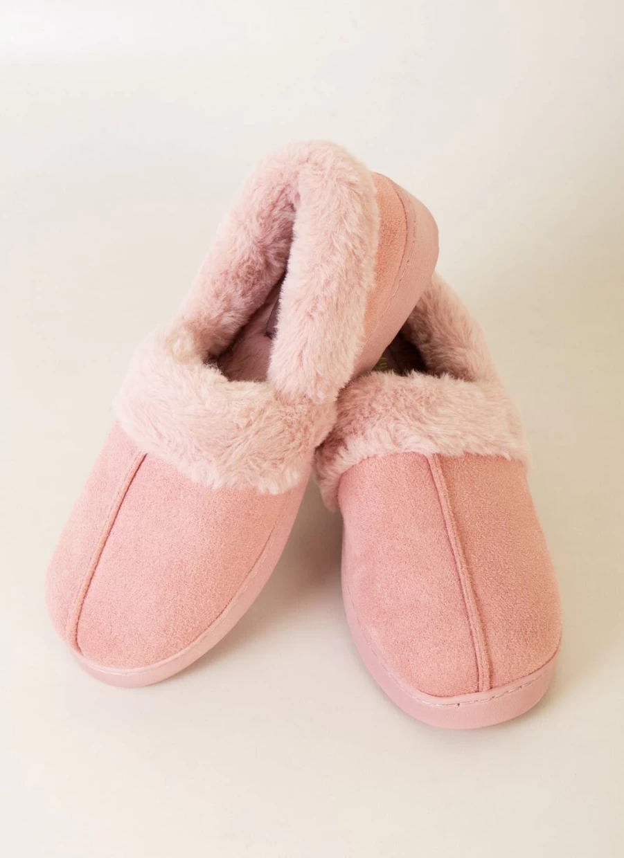Comfy Sense Women's Suedette Slippers - Soft & Comfortable House Shoes