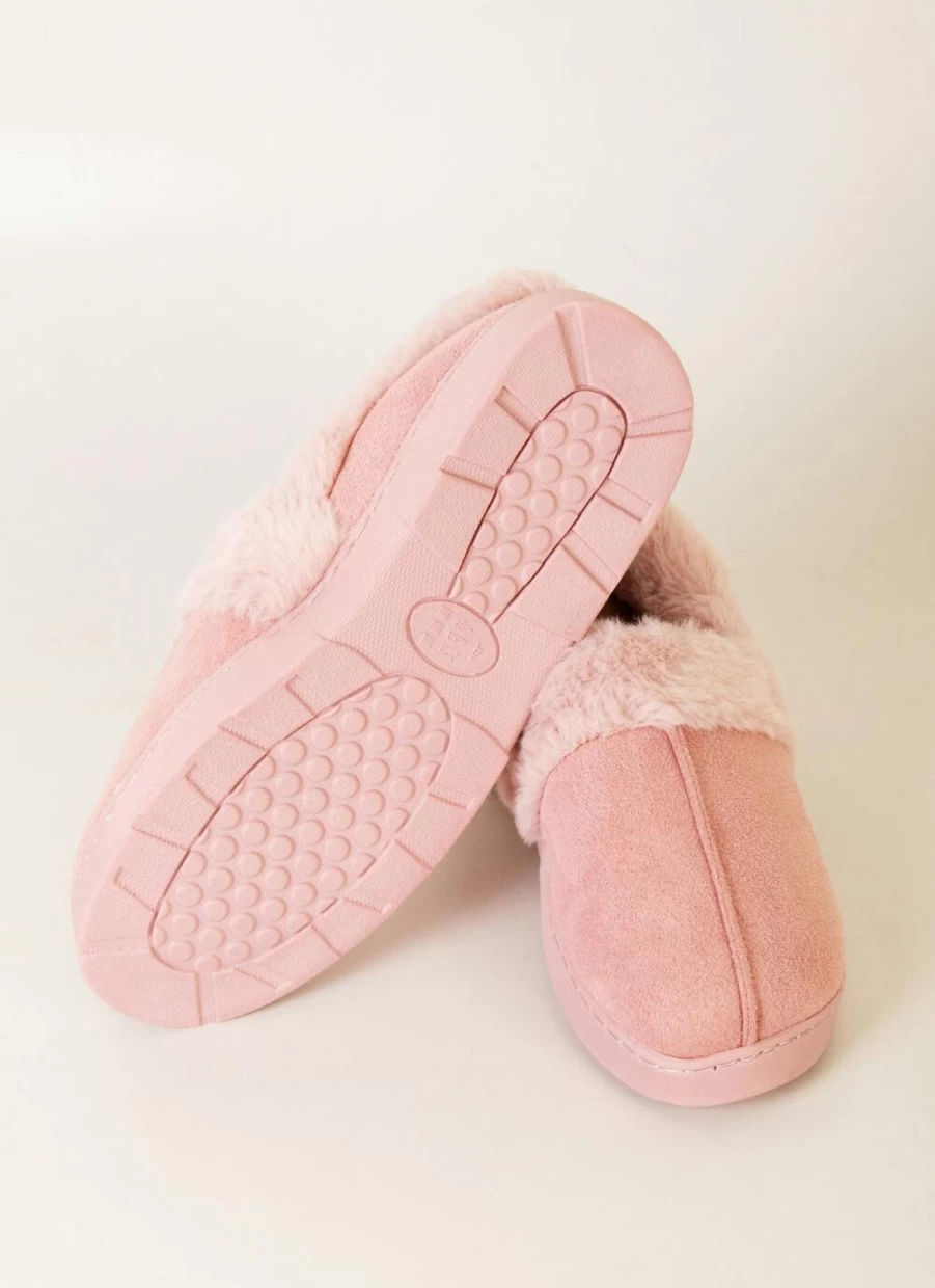 Comfy Sense Women's Suedette Slippers - Soft & Comfortable House Shoes