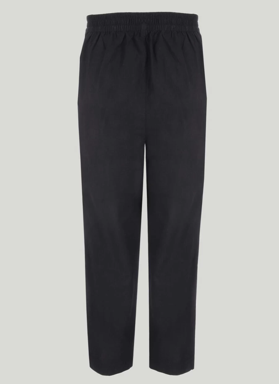 "Isle Women's 28" Chambray Trousers – Comfortable & Stylish Casual Pants"