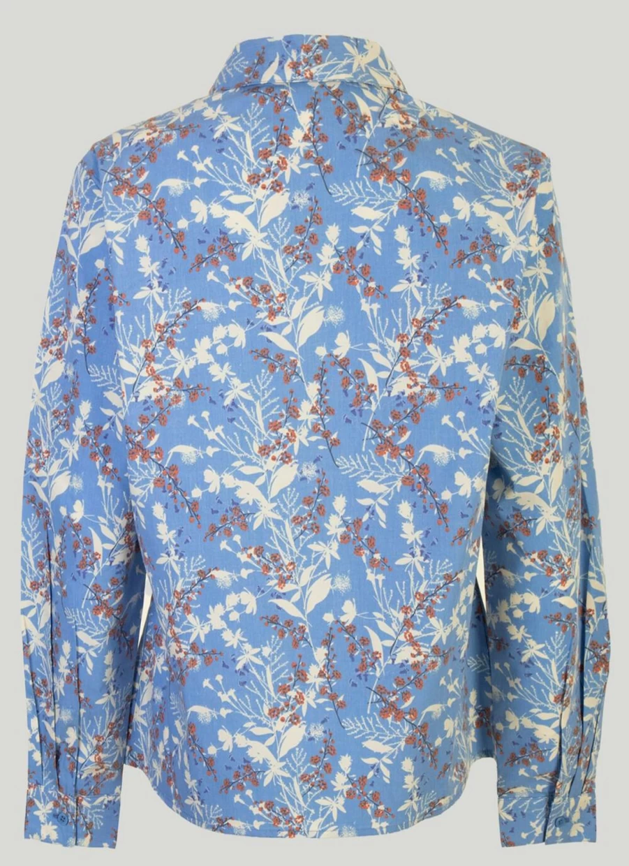 Honor Millburn Women's Printed Blouse - Stylish Floral Pattern Casual Top