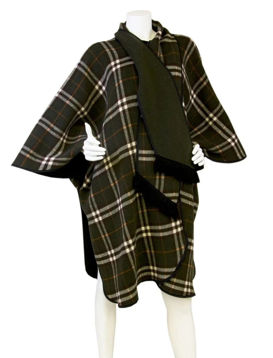 EWM Reversible Cape - Dual Side Wearable Cloak for Men & Women, Lightweight Fashion Outerwear