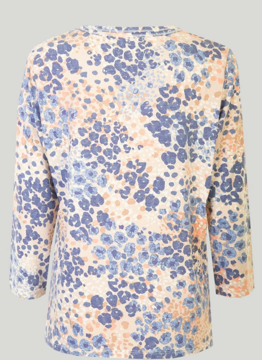 Honor Millburn Women's Stone Print Top - Stylish & Comfortable Blouse for Casual Wear