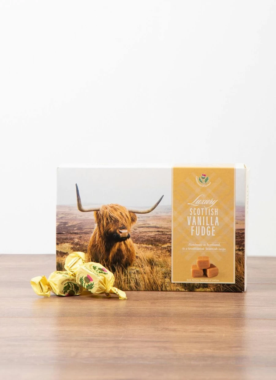 "Gardiners of Scotland Luxury Scottish Vanilla Fudge - Handmade Gourmet Treat"