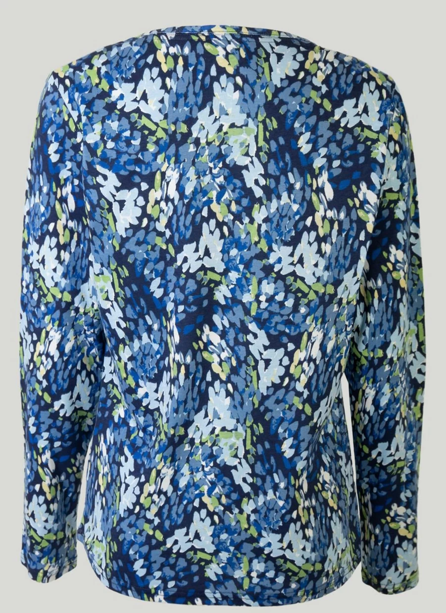 "Isle Women's Printed Top - Stylish Floral Design Casual Blouse"