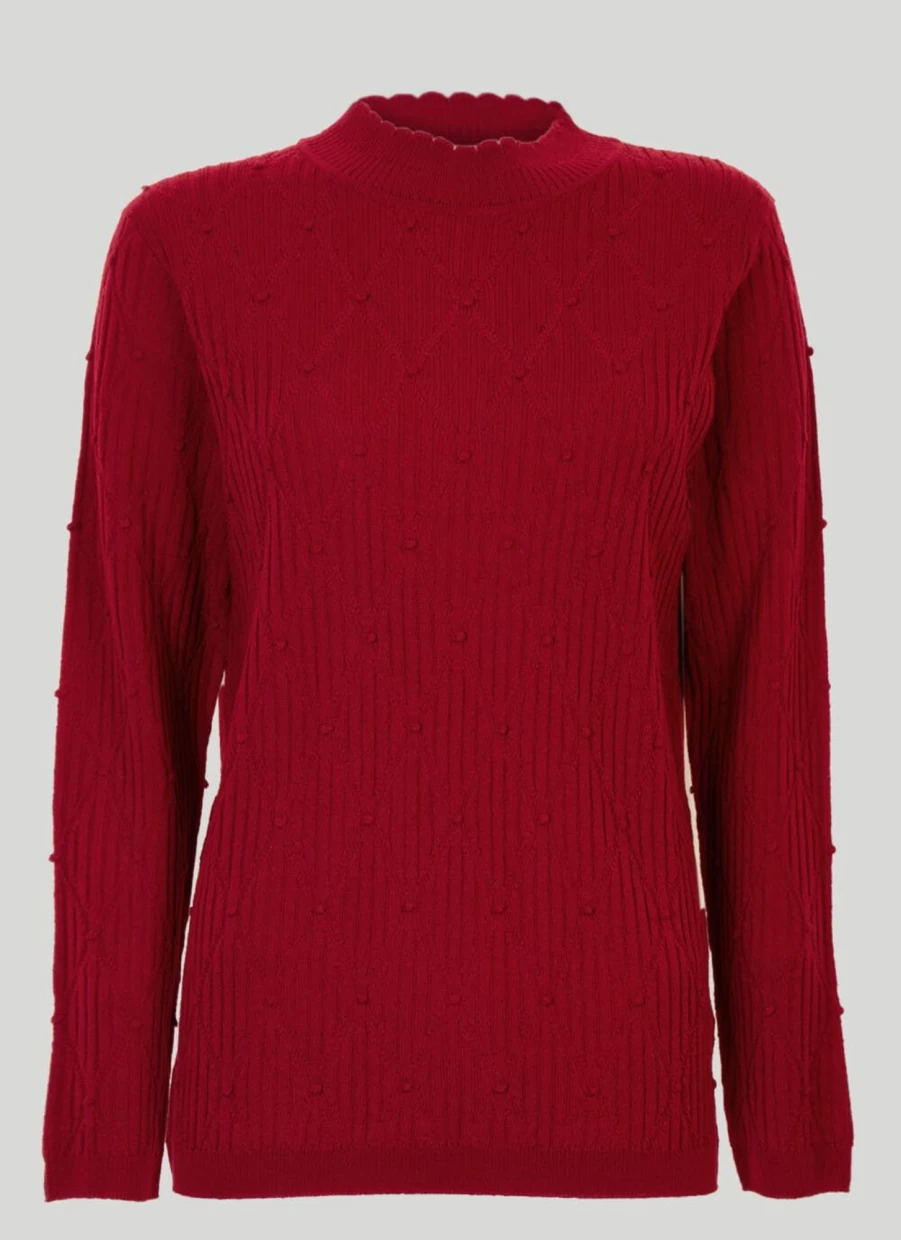 Isle Women's Turtle Neck Jumper - Soft Knit Slim Fit Sweater for Winter Warmth