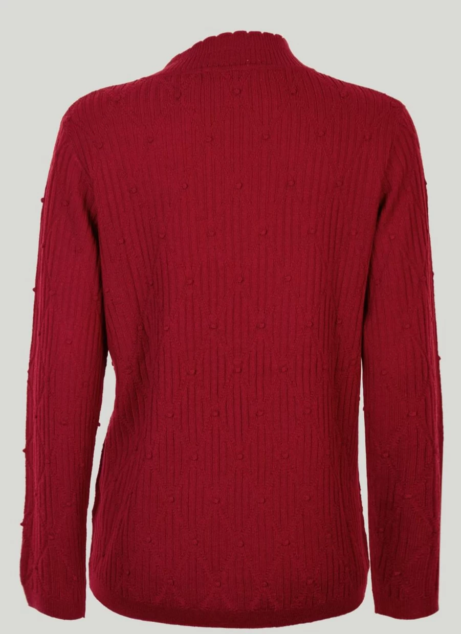 Isle Women's Turtle Neck Jumper - Soft Knit Slim Fit Sweater for Winter Warmth