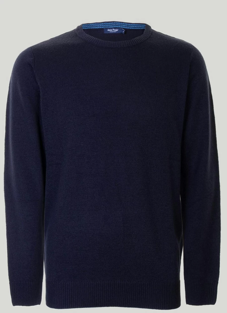 James Pringle Men's Crew Neck Jumper - Classic Knit Sweater for Men