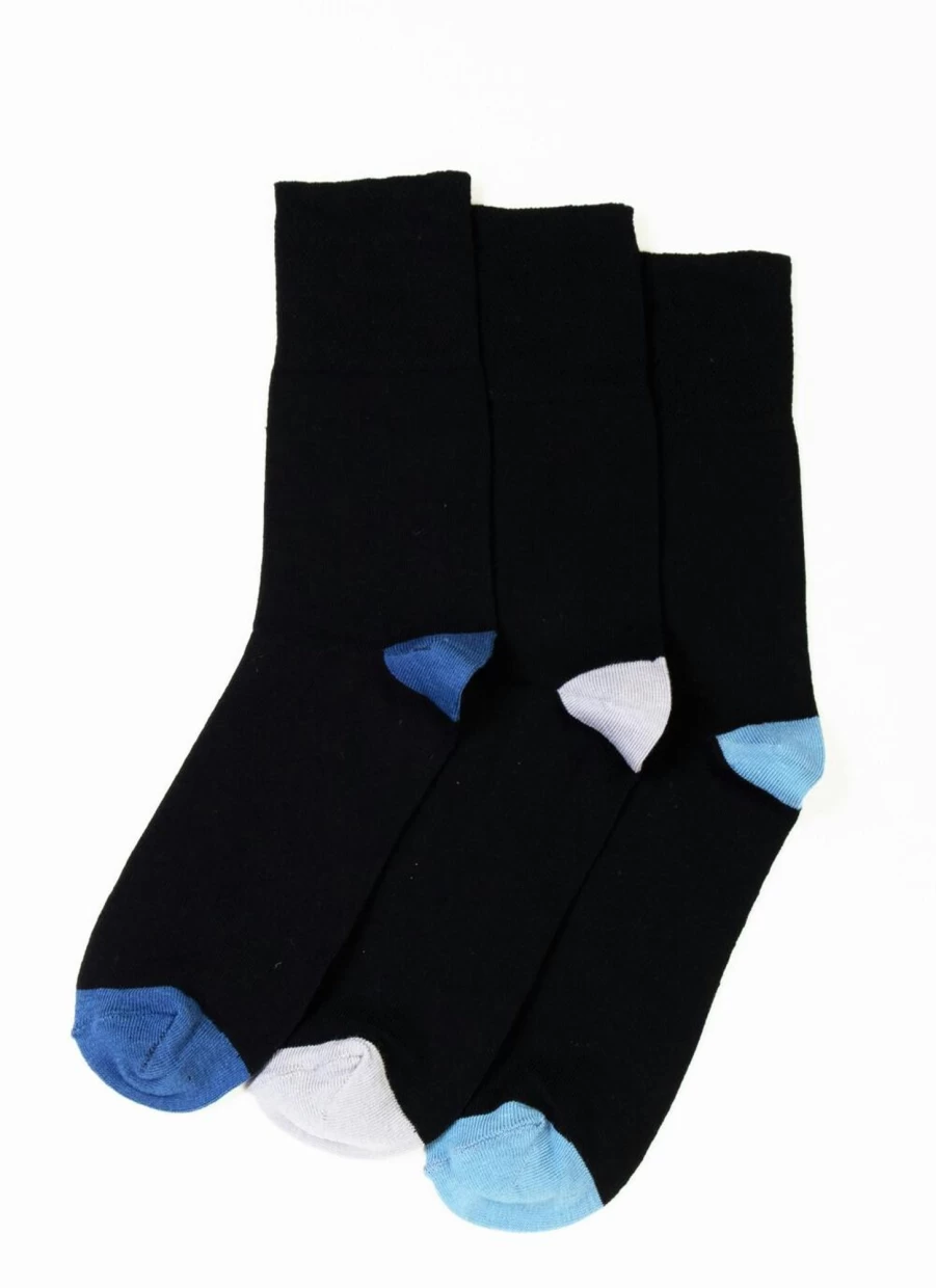 James Pringle Men's Athletic Socks 3 Pack - Breathable Comfort Crew Socks for Casual & Sports