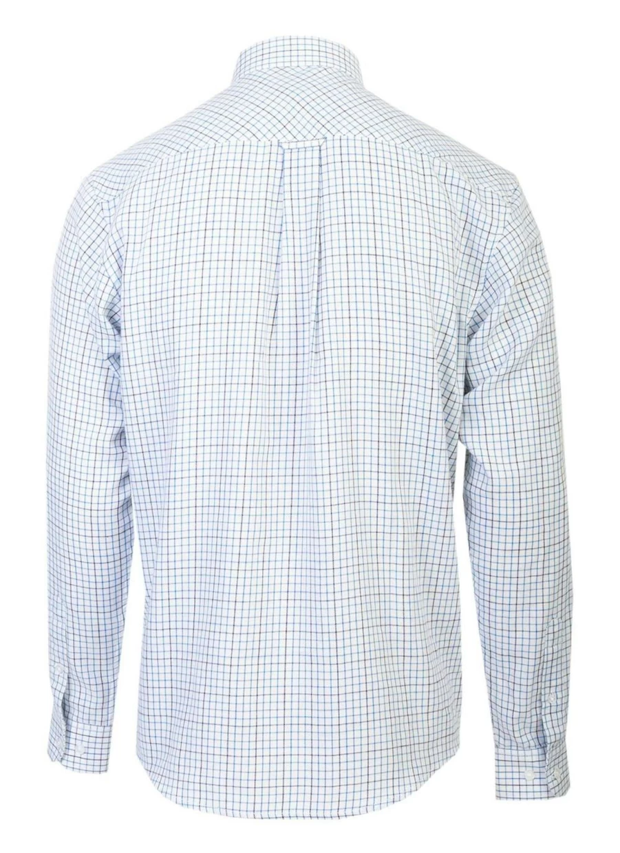 "James Pringle Men's Classic Check Shirt - Premium Cotton Plaid Shirt for Men"