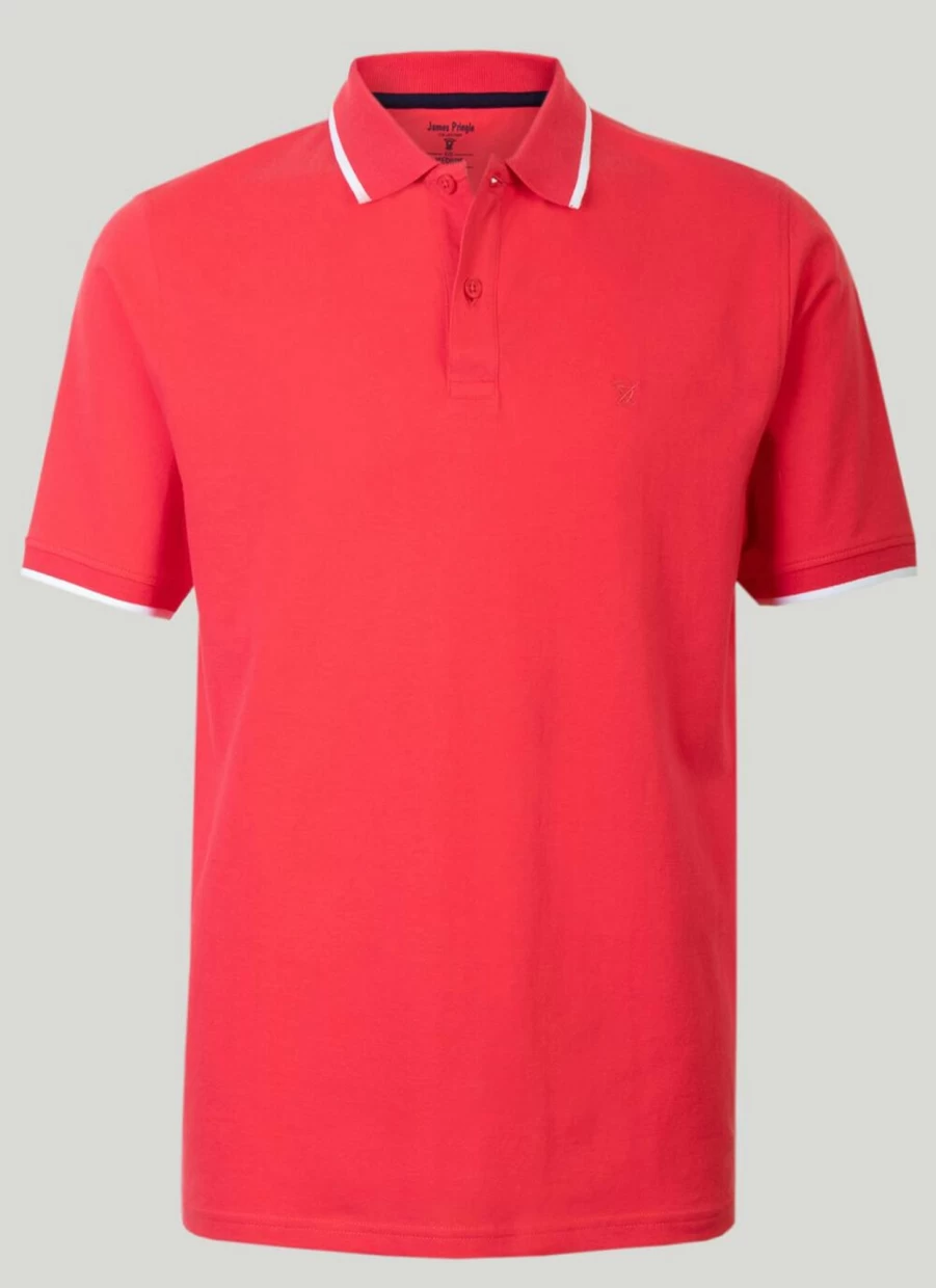 "James Pringle Men's Cotton Polo Shirt – Classic Comfort & Style"