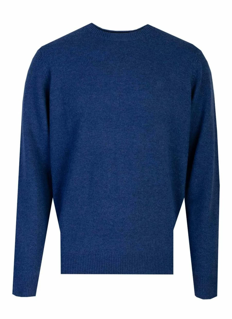 James Pringle Men's Lambswool Crew Neck Jumper - Soft Wool Sweater for Men