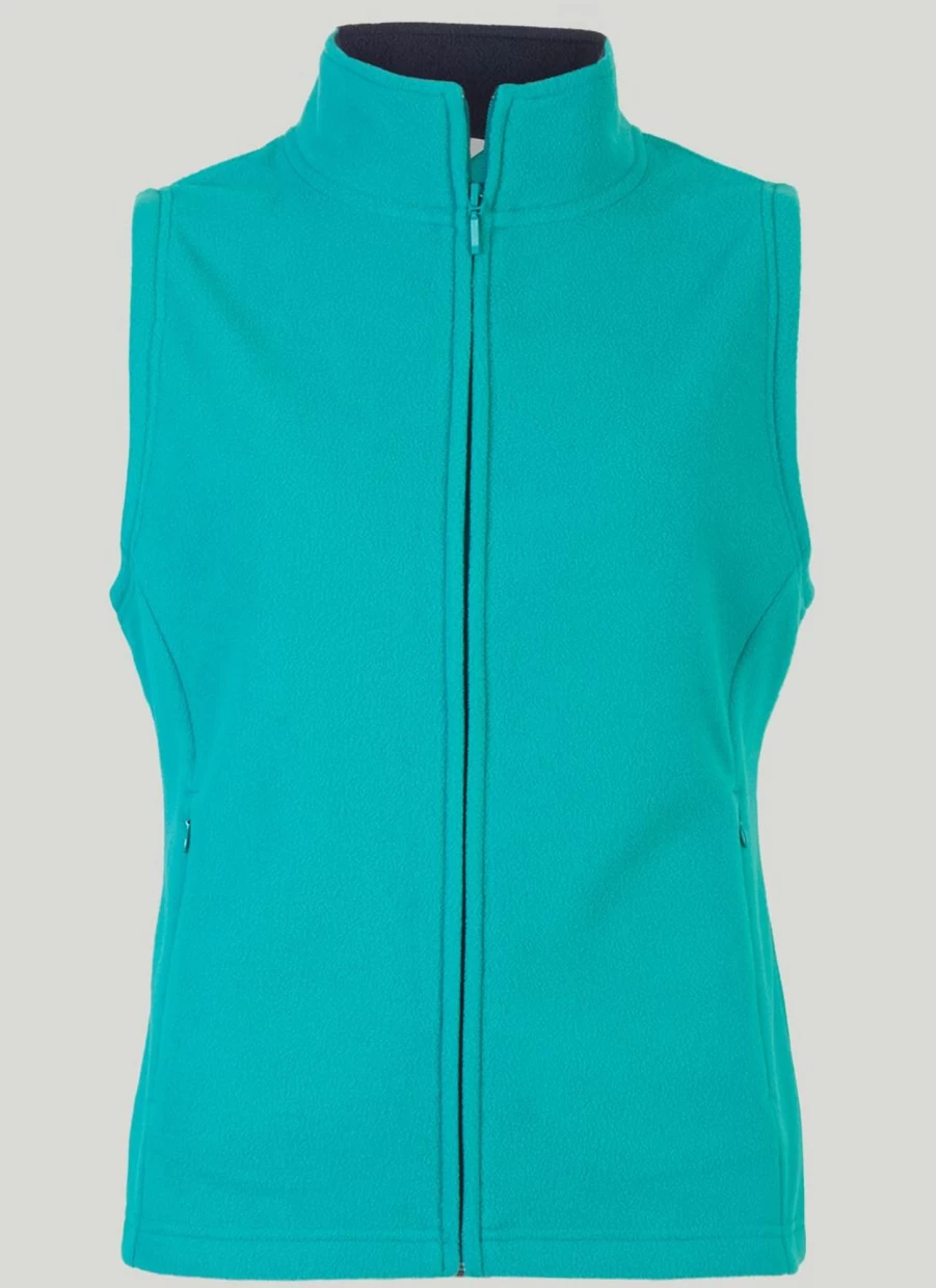 Isle Women's Fleece Gilet - Lightweight Warm Vest for Outdoor & Casual Wear