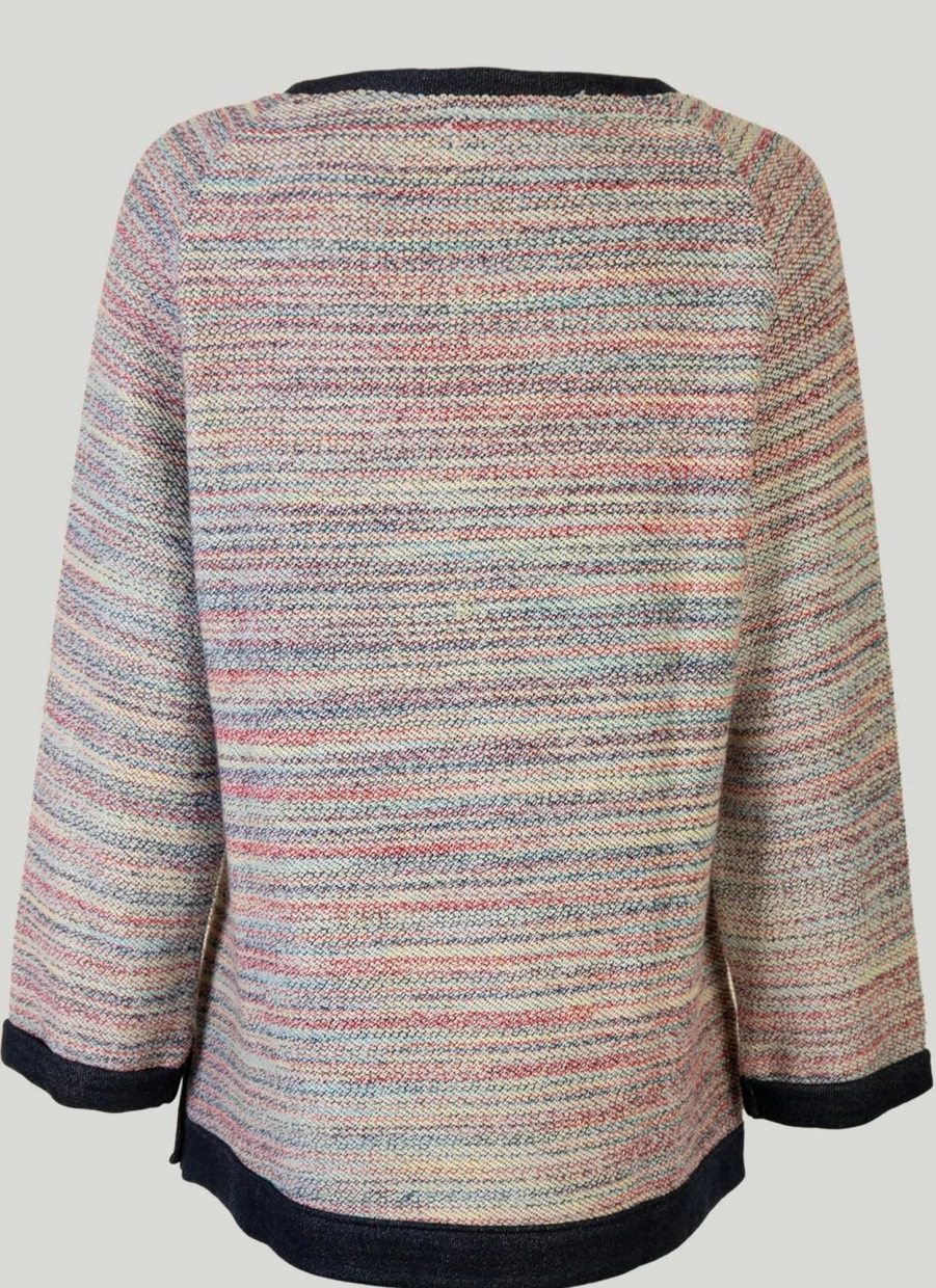 Country Rose Women's Multi-Color Loopback Knit Top