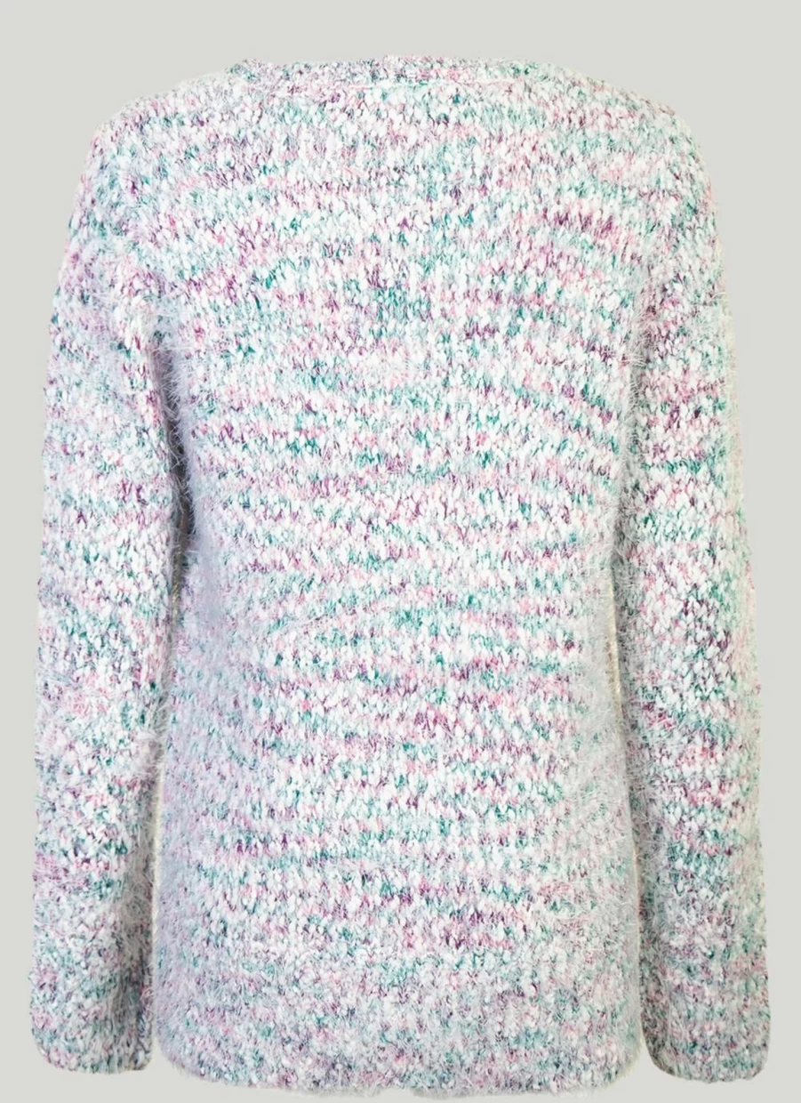 Isle Women's Textured Knit Jumper - Cozy Cable Sweater for Winter
