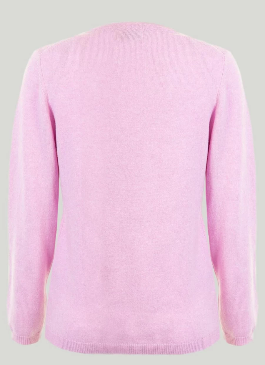 Gleneagles Women's Soft Cashmere Crew Neck Sweater for Luxury Comfort