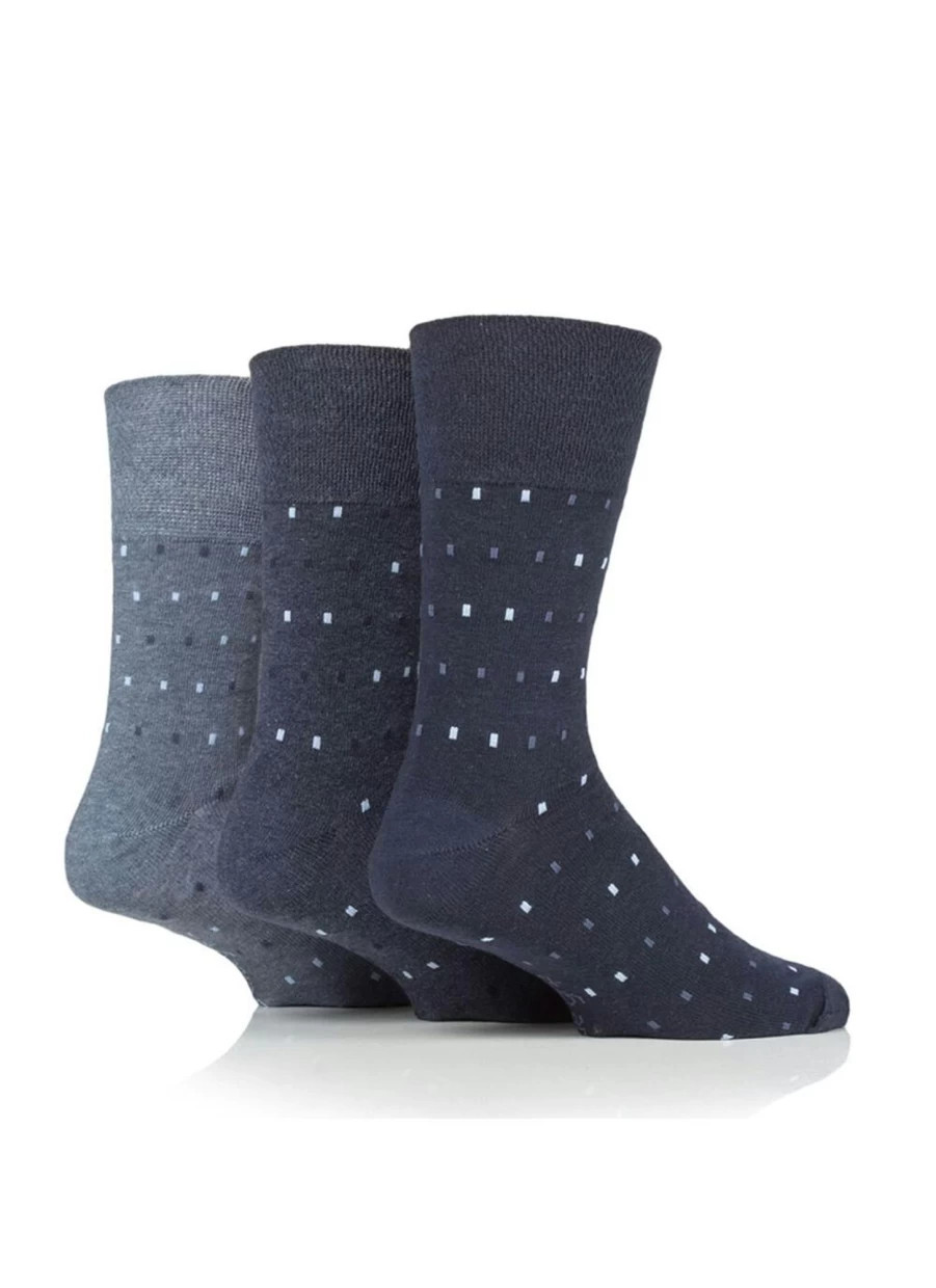 Gentle Grip Men's Athletic Socks 3 Pack - Comfort & Support for Daily Wear