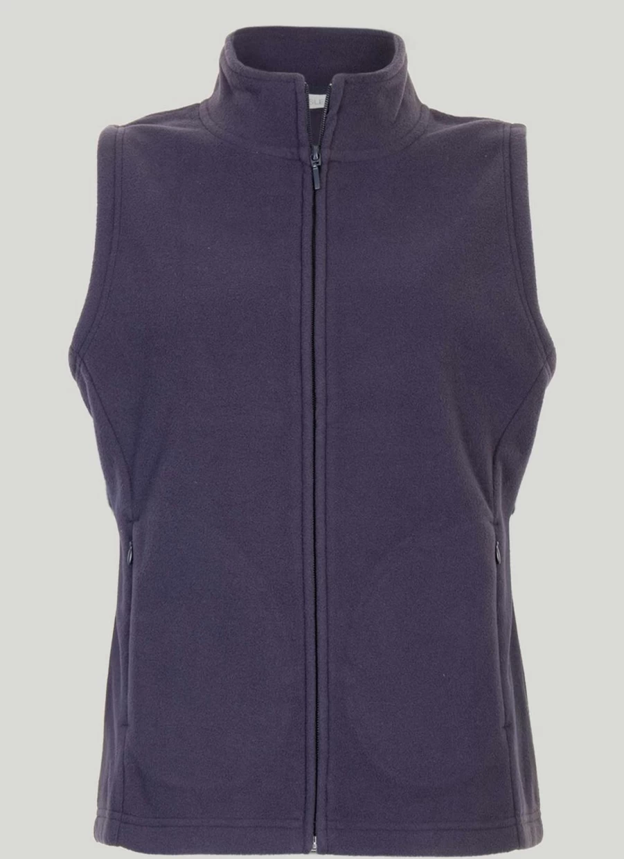 Isle Women's Fleece Gilet - Lightweight Warm Quilted Vest for Outdoor Activities