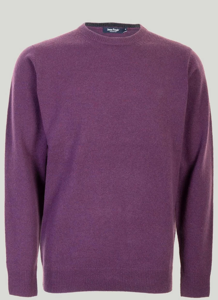 James Pringle Men's Machine Washable Lambswool Jumper - Soft & Durable Knit Sweater