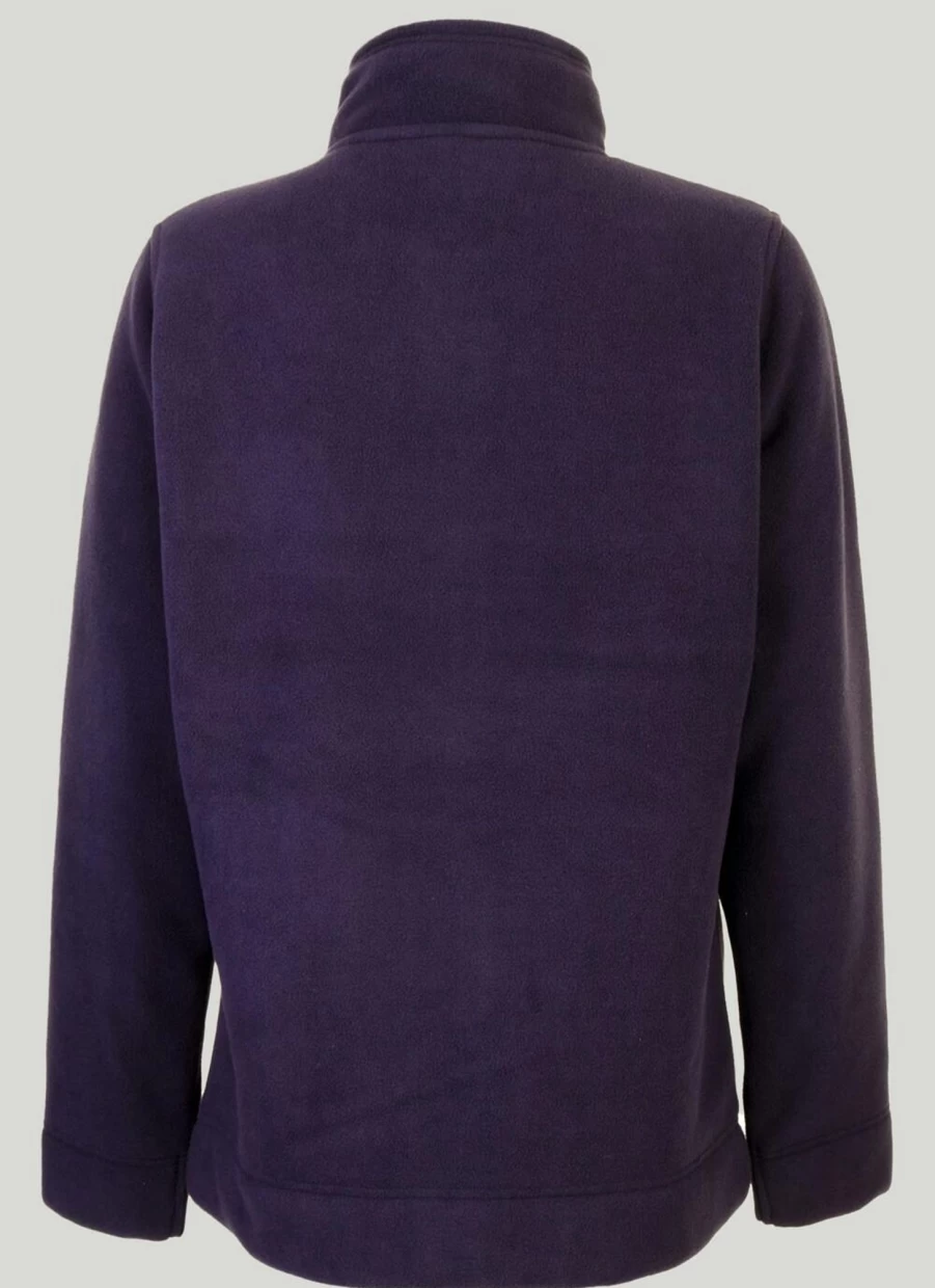 Isle Women's Navy Fleece Jacket - Cozy Winter Outerwear for Women