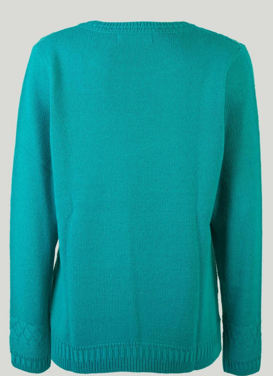 Isle Women's Crew Neck Jumper - Soft Knit Sweater for Comfort & Style