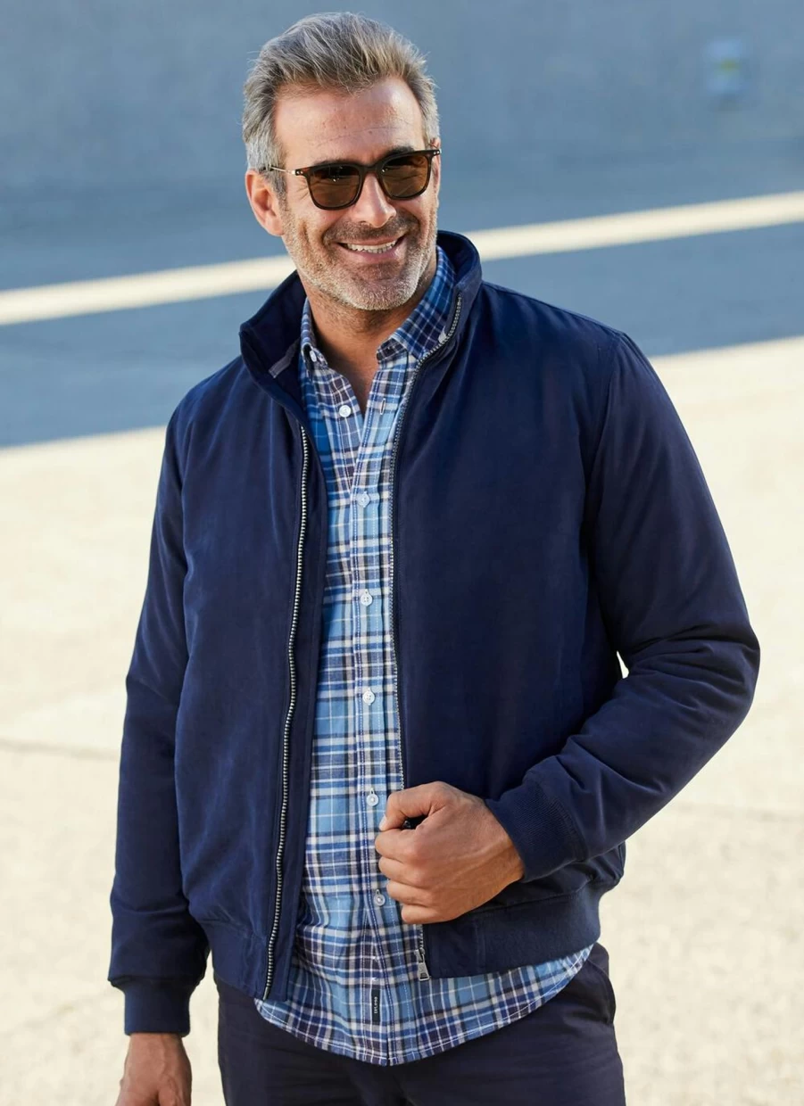 PG Field Men's Zip Through Padded Jacket - Lightweight Insulated Winter Coat