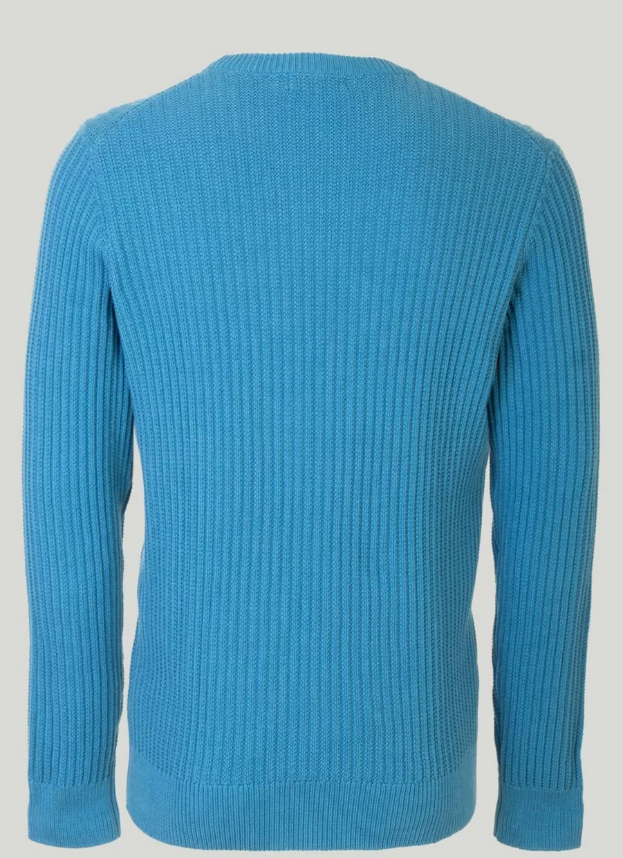 James Pringle Men's Cotton Purl Knit Jumper - Premium Soft Knit Sweater for Men