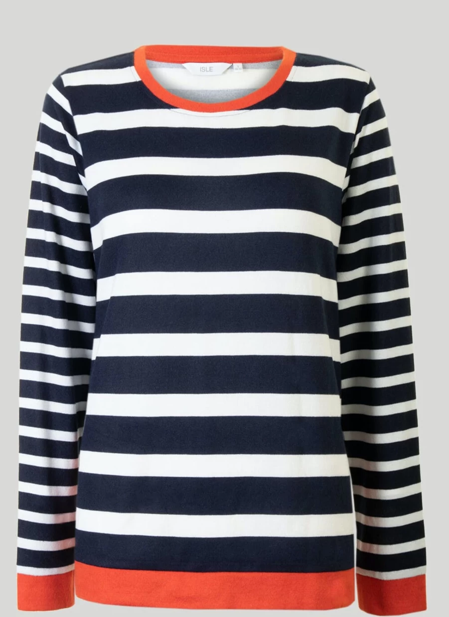 Isle Women's Stripe Top - Stylish Casual Striped Shirt for Women