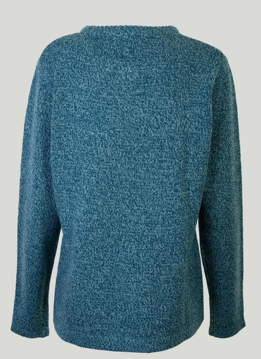 Honor Millburn Women's Crew Neck Cardigan - Soft Knit Sweater for Women