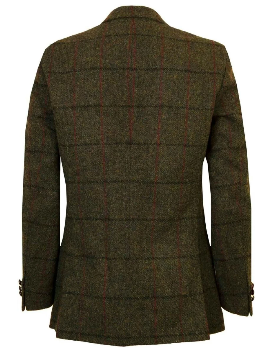 Harris Tweed Gigha Jacket for Men - Classic Wool Blazer by Harris Tweed