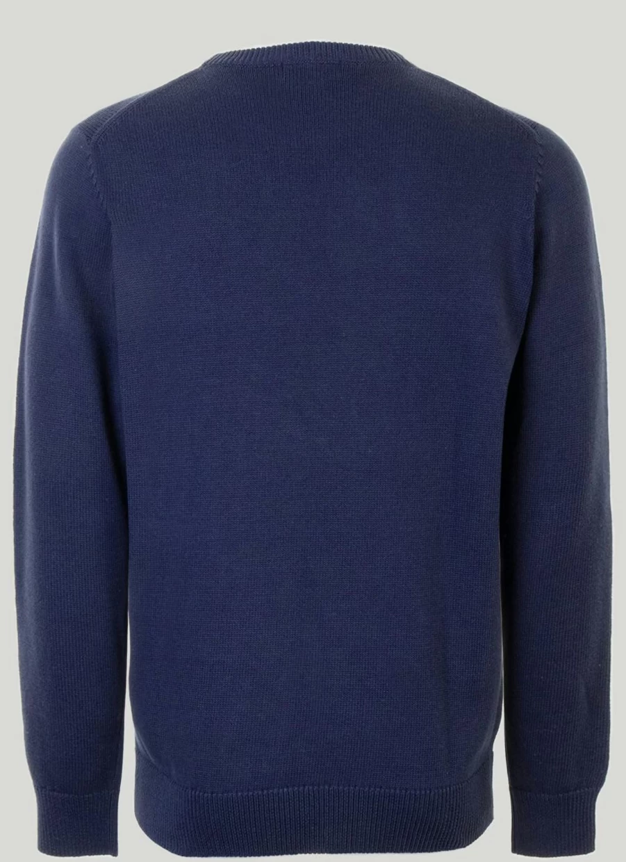 James Pringle Men's Cotton V-Neck Jumper - Soft Comfortable Knit Sweater