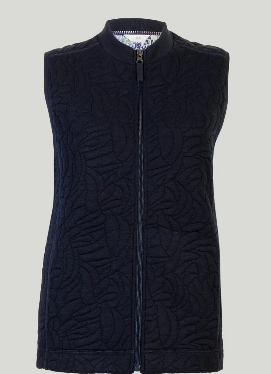 Country Rose Women's Quilted Gilet - Lightweight Warm Vest for Layering