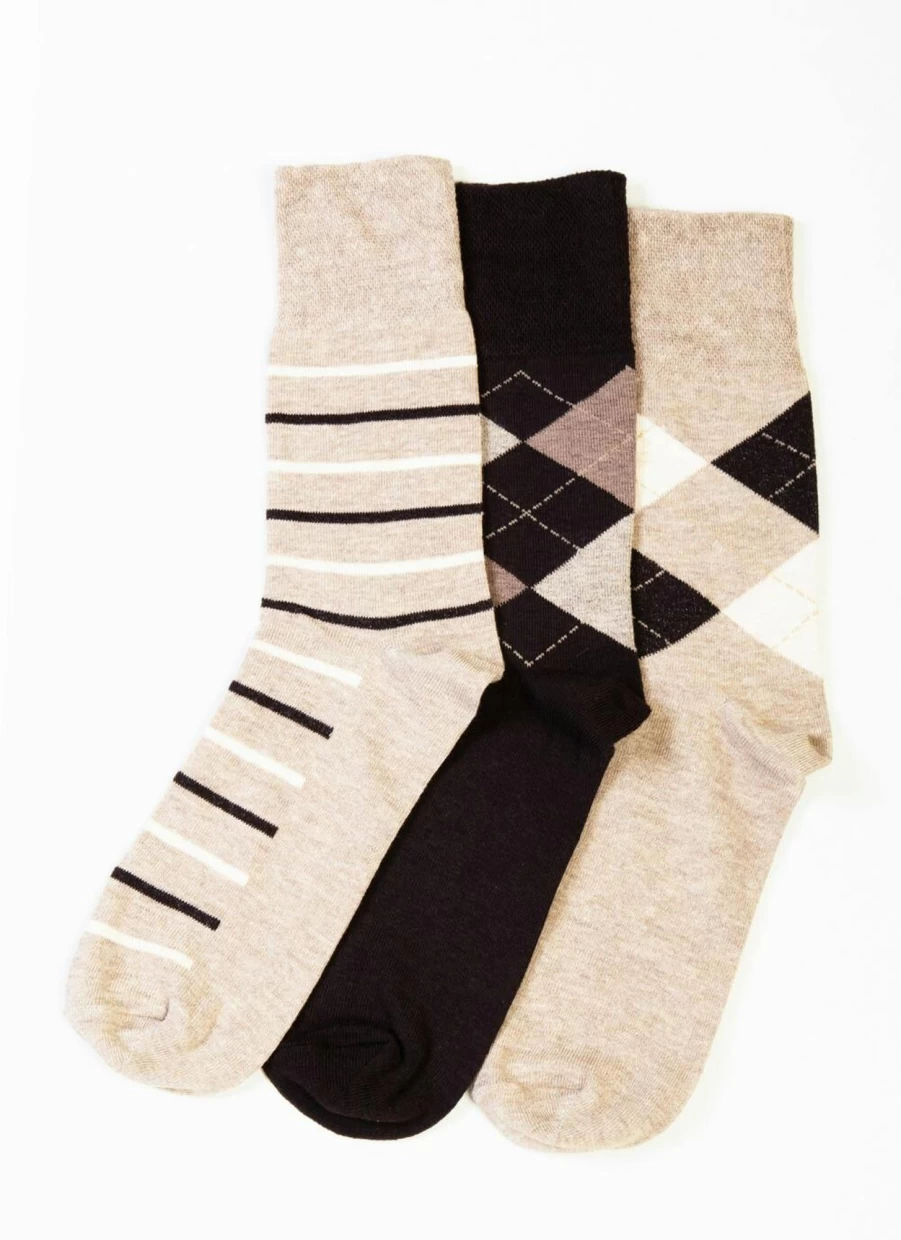 James Pringle Men's Athletic Socks 3 Pack - Breathable Comfort for Everyday Wear