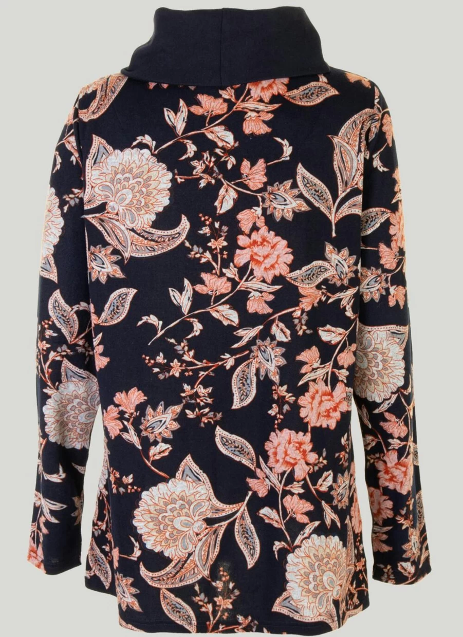 Isle Women's Printed Cowl Neck Tunic Top