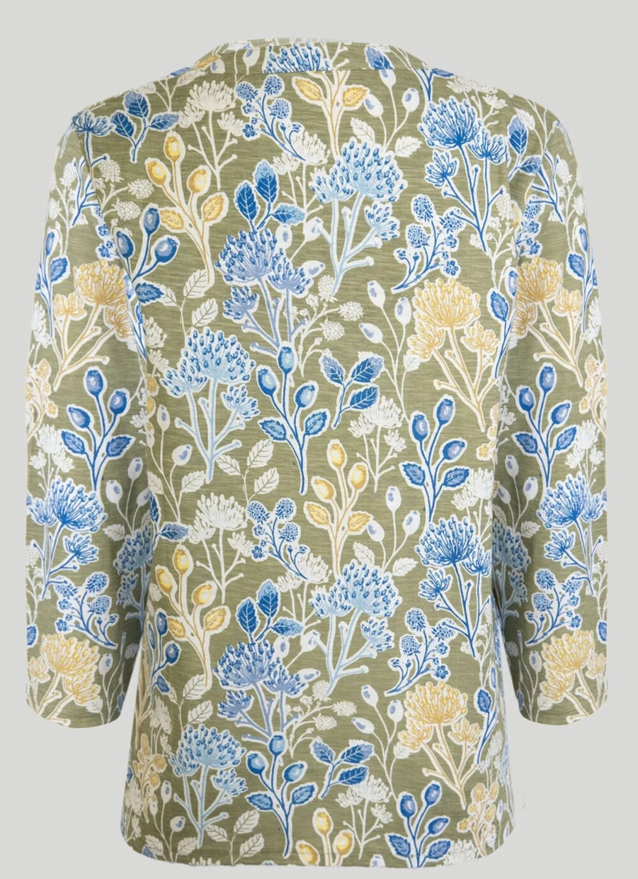 "Isle Women's Notch Neck Top Stylish Casual Blouse"