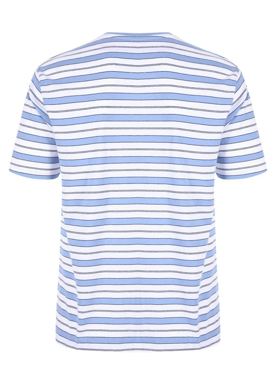James Pringle Men's Stripe T-Shirt - Classic Cotton Tee for Casual Wear