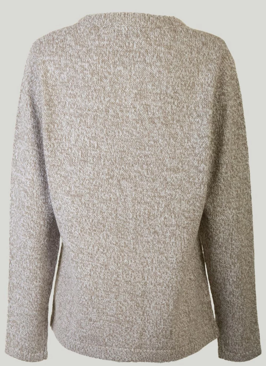 Honor Millburn Women's Crew Neck Cardigan - Soft Knit Sweater for Women