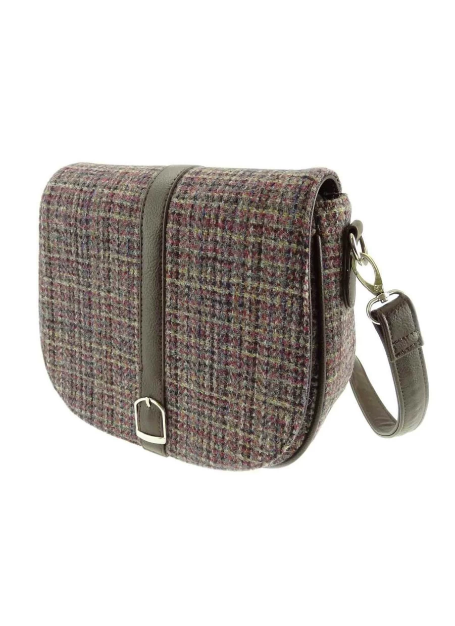 Harris Tweed Women's Shoulder Bag - Classic Handwoven Wool Purse for Women