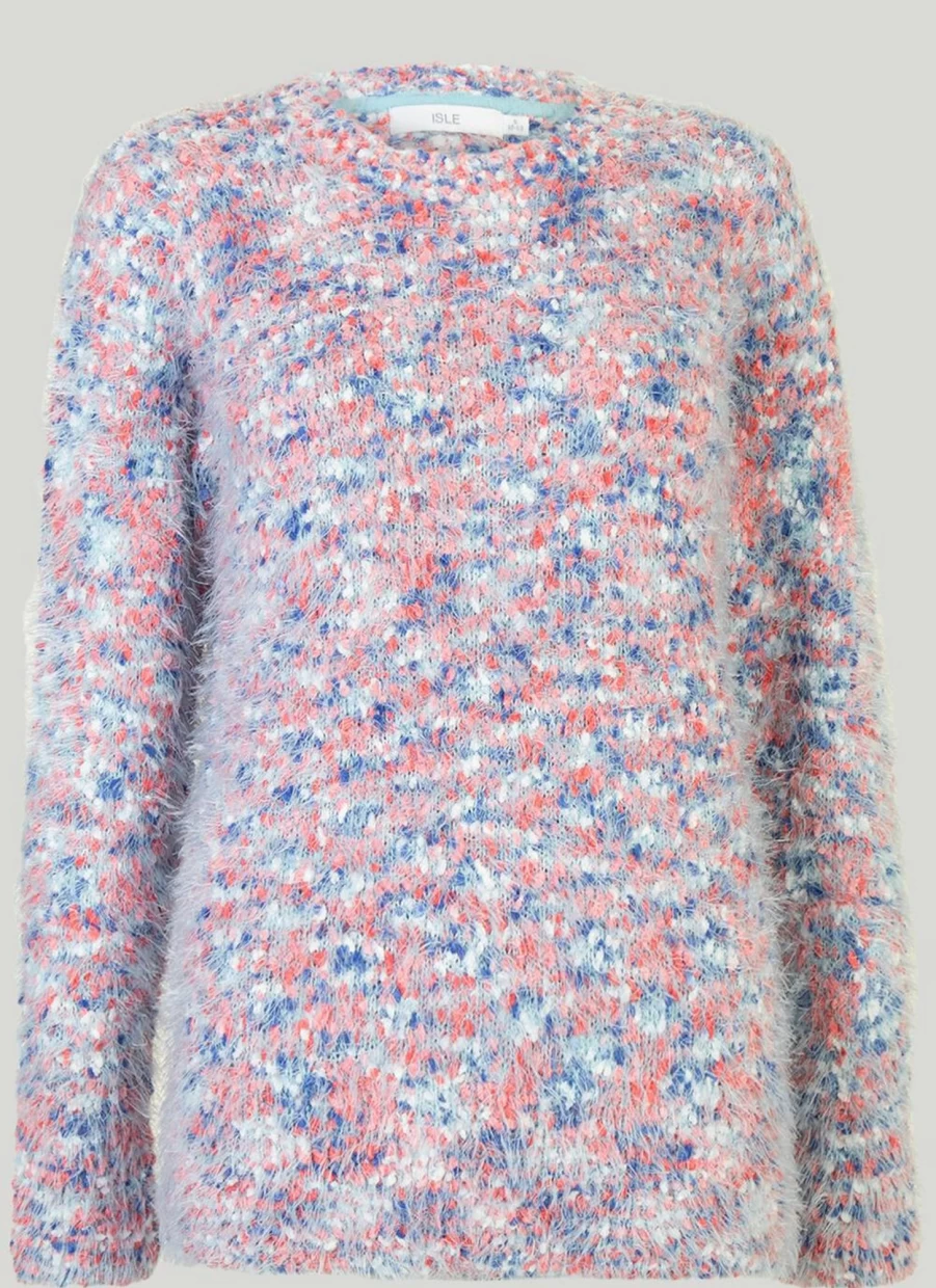 "Isle Women's Textured Knit Jumper - Soft Casual Pullover Sweater"