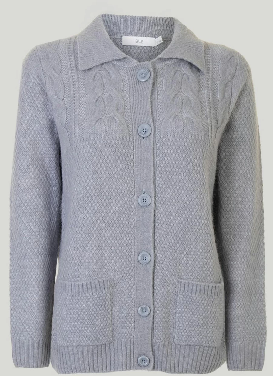 Isle Women's Stylish Button Up Cardigan for Casual & Comfortable Wear