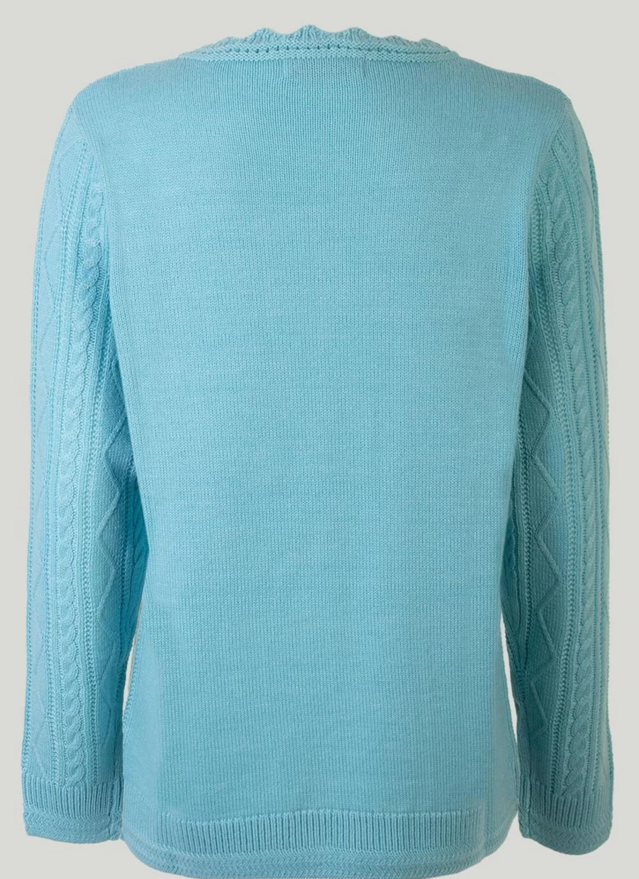 Isle Women's Cable Jumper - Soft Knit Sweater for Stylish Comfort