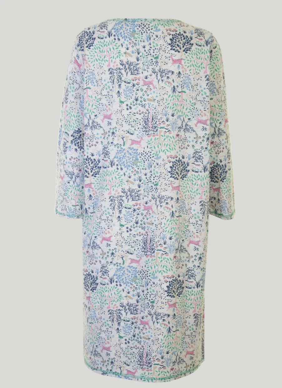 Isle Women's Floral Print Nightie - Soft Comfortable Sleepwear for Women