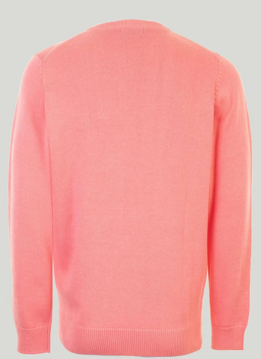 James Pringle Men's Cotton Crew Neck Jumper - Soft Classic Knit Sweater