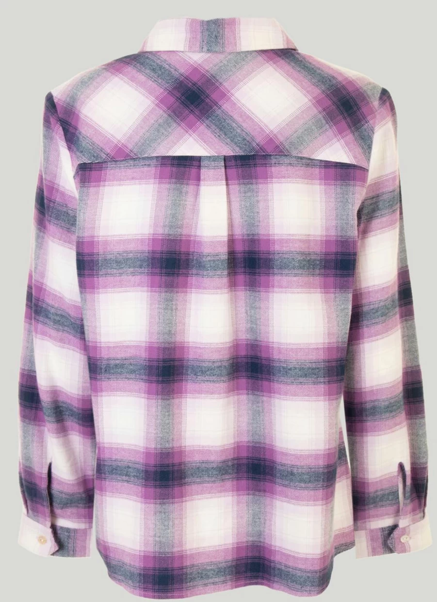 "Isle Women's Classic Check Shirt - Stylish Plaid Button-Up for Women"