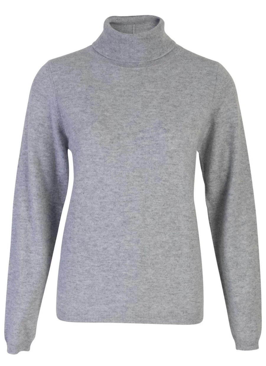 Lochmere Women's Cashmere Polo Neck Jumper - Soft Luxury Knitwear