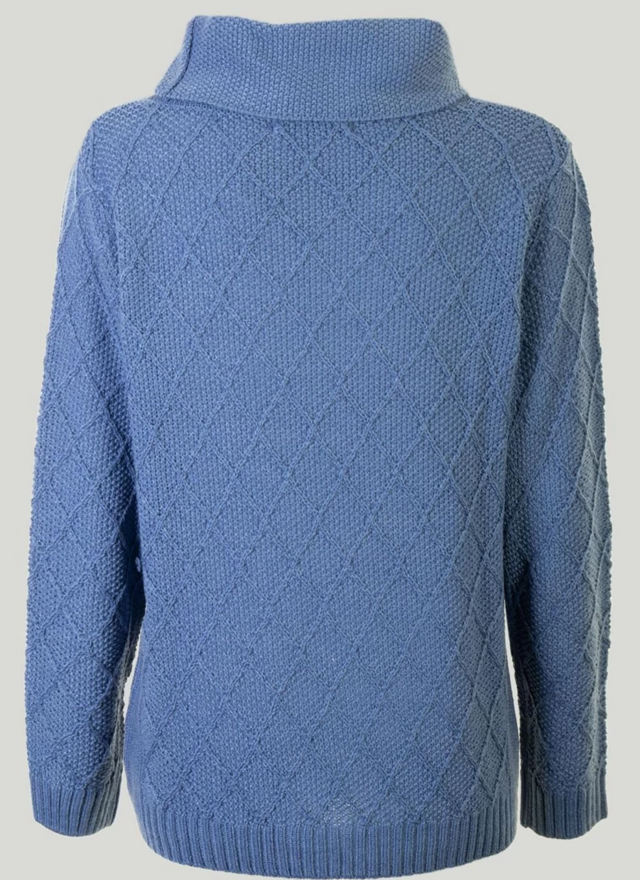 Isle Women's Bardot Neck Jumper - Stylish Off-Shoulder Knit Sweater